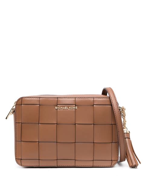 michael kors ginny leather crossbody bag|michael kors new crossbody bag.